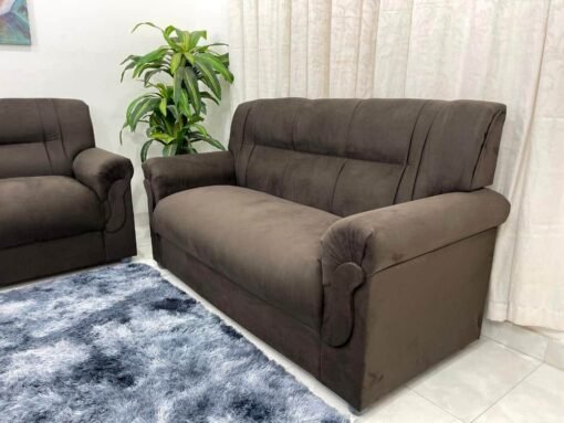 Conjunto de sofá 2 x 3 lugares REF 5014 - Marrom - Imagem 7