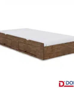Cama Auxiliar Solteiro 2 Gavetas Ypê 93x188x33 - D Doro