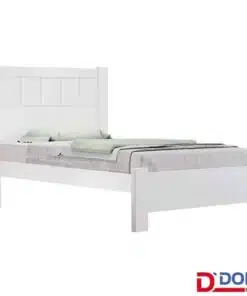 Cama Solteiro Primícia Branco 100% MDF Larg. 1.03m - D Doro