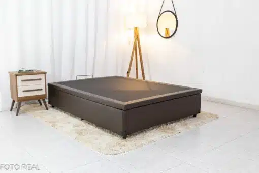 Base Box Baú Casal Prime 138x188x43 Korino Café SE - Imagem 2