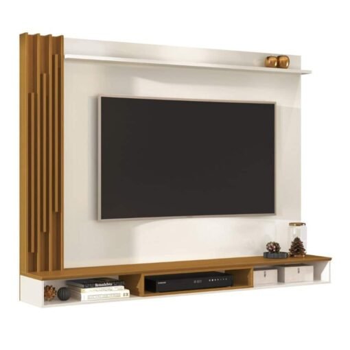 Painel Aston 55" - Off White/Cedro - Imagem 3