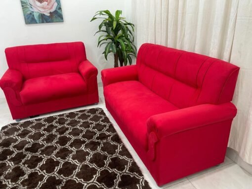Conjunto de sofá 2 x 3 lugares REF 5014 - Vermelho - Imagem 4