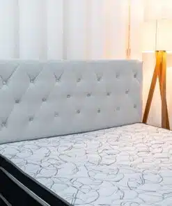 Cabeceira Casal Rio Veludinho Prata Larg. 1.40m