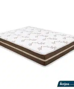 Colchão Queen Classic Marrom Molas Ensacadas 158x198x22 Anjos