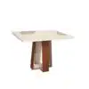 Mesa de Jantar Laís 1.15×0.94 - Naturale/Off White