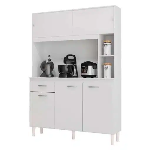 Armário Kit Cozinha Duda 1,20 - Branco - Imagem 2