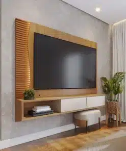 Home Suspenso Egeu Freijó/Off Para TV até 65 Polegadas Larg. 1.79m  - Colibri