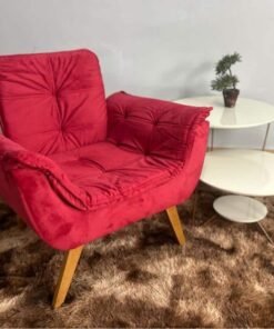 Poltrona Luna Innove - Vermelho Veludão