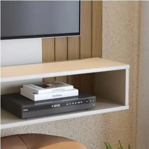 Home Suspenso Jurerê Off/Freijó Para TV até 60 Polegadas Larg. 1.60m - Colibri - Imagem 3