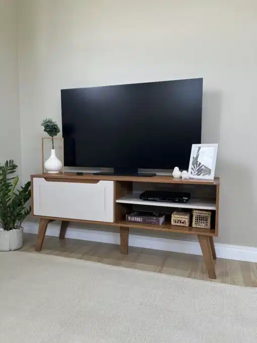 Rack Lotus 60" - Cinamomo/Off - Imagem 2