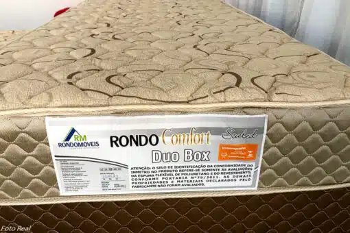 Cama Solteiro Duo Box + Cama Auxiliar 88x188x60 Espuma D33 - Rondomóveis - Imagem 6