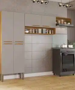 Cozinha Madri Paneleiro e Aéreo Cinamomo/Off - Sallêto