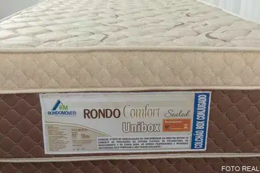 Cama Box Solteiro Rondoconfort Ortopédico D33 Selada - Rondomóveis - Imagem 2