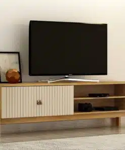 Rack Ouro Preto 65" - Cinamomo/Off white