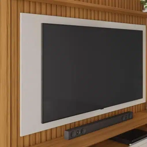 Home NT 1340 Freijó/Off Ripado TV até 65 Polegadas Larg. 1.83m - Notável - Imagem 4