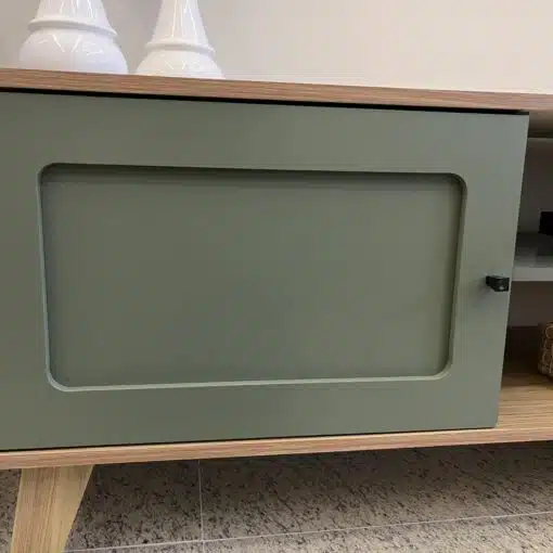Rack Charlotte 75" - Carvalho/Menta Flex - Imagem 3