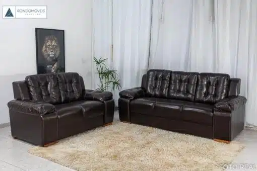 Sofá 3 e 2 lugares 240 Korino Café Rondomóveis
