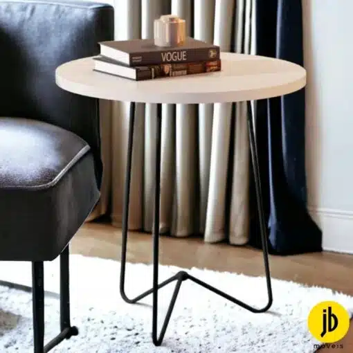 Mesa de Apoio 8004 Off Pés Preto JB Bechara