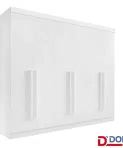 Roupeiro Casal Da Vinci Plus Branco 6 Portas 6 Gavetas 100% MDF Larg. 2.75m - D Doro
