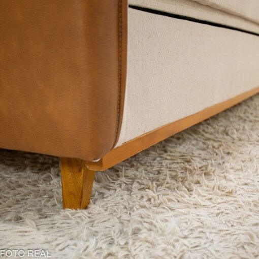 Sofá Cama Ipanema Baú Linho Bege 2274 Larg. 2.05m - Imagem 9
