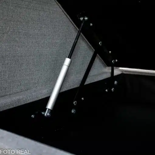 Sofá Cama Ipanema Baú larg. 2.05m Linho Cinza 2275 - Imagem 8