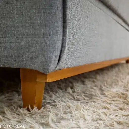 Sofá Cama Ipanema Baú larg. 2.05m Linho Cinza 2275 - Imagem 9