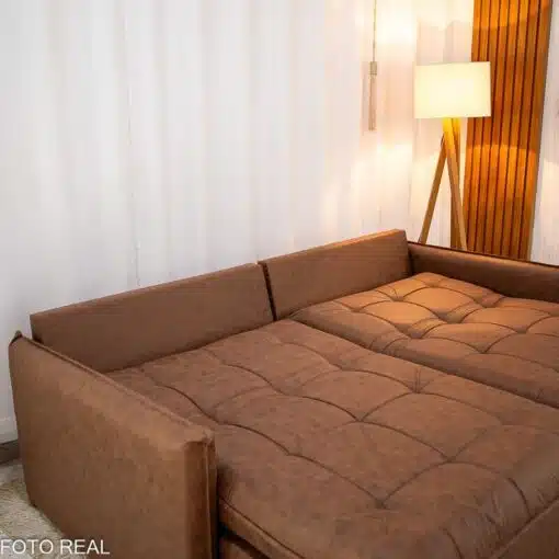 Sofá Retrátil Reclinável Andradas 2.20m Korino Marrom 410 Molas Ensacadas - Sem Caixa - Imagem 16