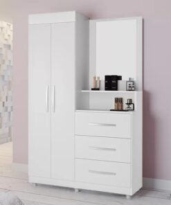 Roupeiro/Cômoda Ônix Branco - MÓVEIS PRIMUS