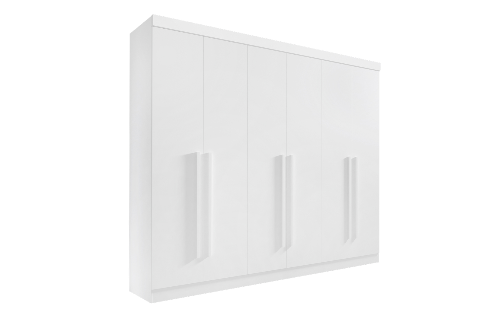 Guarda-Roupa 6 Portas Da Vinci 2,75 m Branco - D'DORO MÓVEIS - Imagem 2