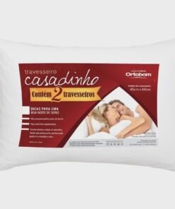 Kit 2 Travesseiros Casadinho - ORTOBOM