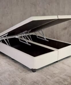 Base Box Queen Baú Corino Branco – ALTO NÍVEL CAMAS E COLCHÕES