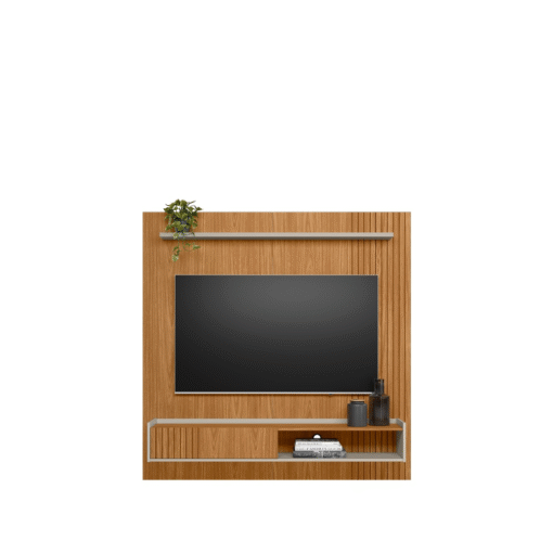 Painel Home até 65" Dublin Nature/Off White - LINEA BRASIL - Imagem 5
