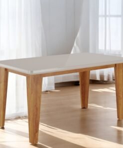 Mesa Kota/Dakota 160 Mel/Blonde Off White - VIERO MÓVEIS