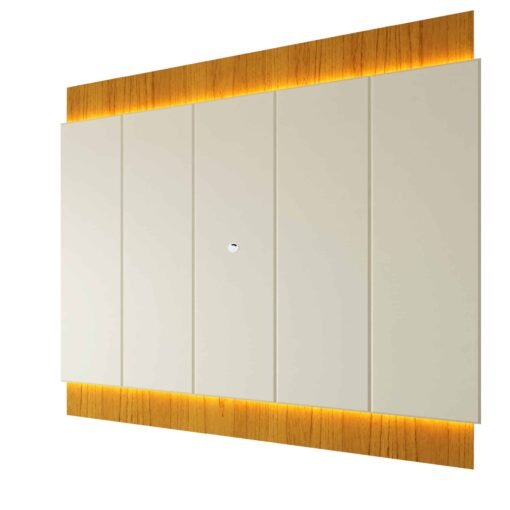 Painel até 85" Magnífico Naturale/Off White - GELIUS - Imagem 6
