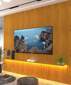 Painel até 85" Nobre Ripado 230 Naturale - GELIUS