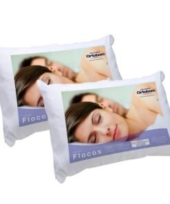 Kit 2 Travesseiros Flocos Conforto C15 - ORTOBOM