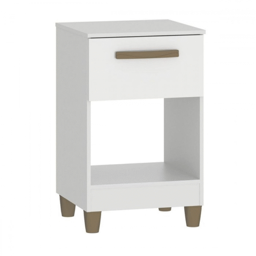 Mesa de Cabeceira Prada MC210 Branco - FELLICCI - Imagem 4