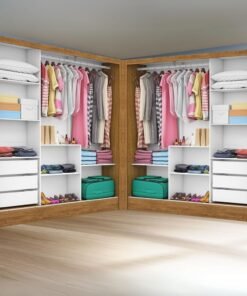 Closet Dubai/Santiago 1,79 m x 1,79 m Cinamono – CARIOCA MÓVEIS
