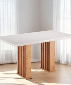 Mesa Mona/Munique 160 Mel/Blonde Off White - VIERO MÓVEIS