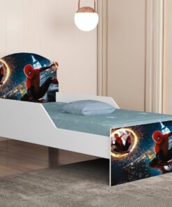 Mini Cama Juvenil Lívia (Menino) Homem-Aranha 14 – MADEC/VJ MÓVEIS