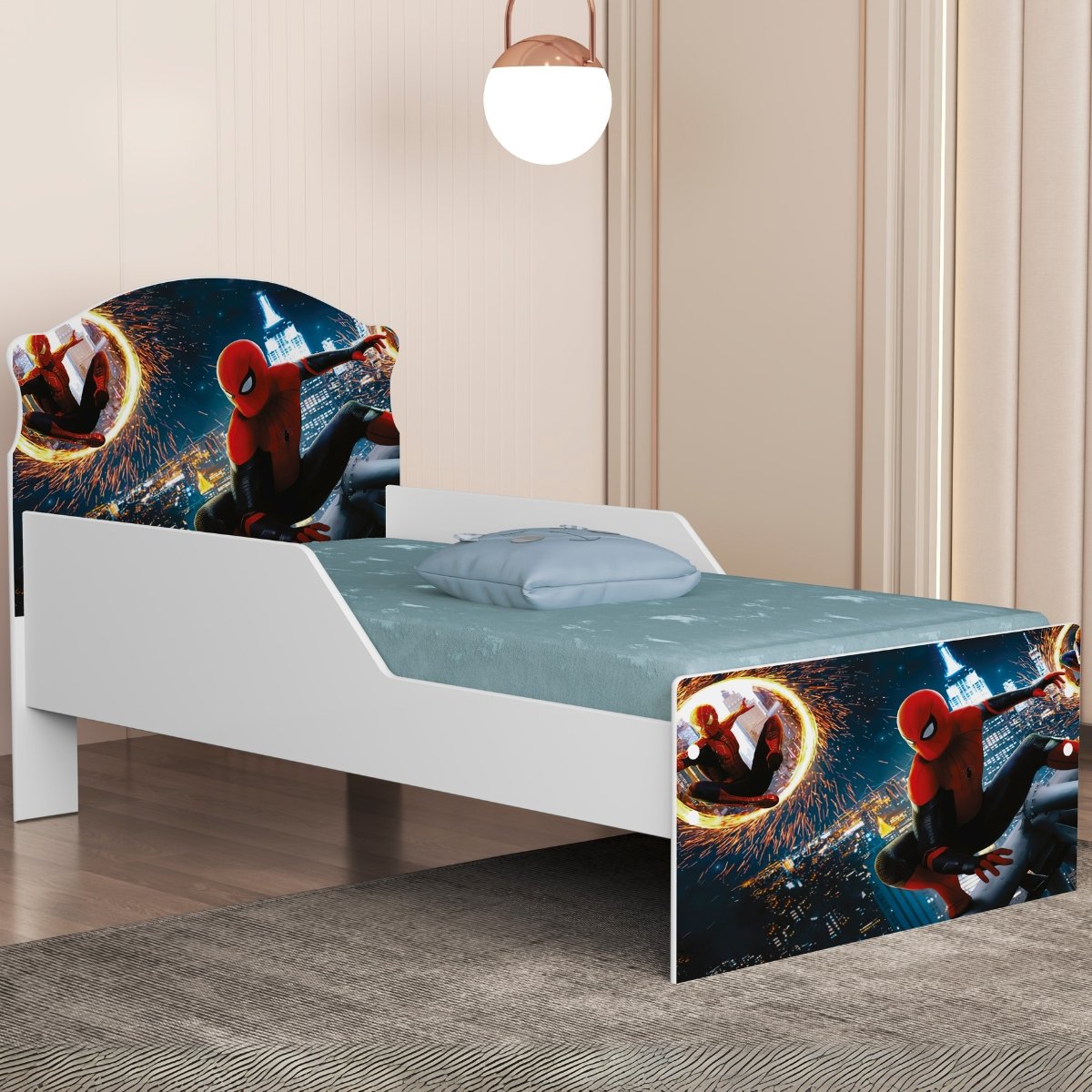 Mini Cama Juvenil Lívia (Menino) Homem-Aranha 14 – MADEC/VJ MÓVEIS