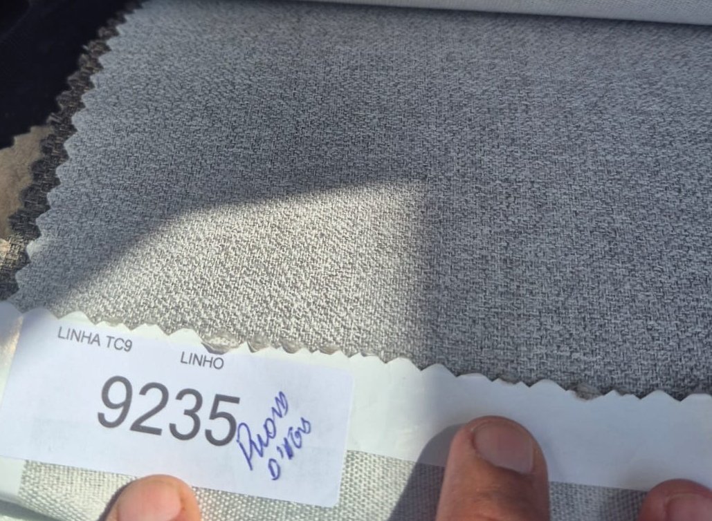 Sofá Living Chelles 3375 2,40 m Linho Cinza 9235 - GRALHA AZUL - Imagem 2