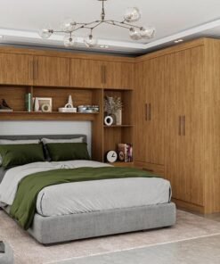 Modulado 4 Portas + Guarda-Roupa 4 Portas Hércules(Sem Espelho)Cinamono – CARIOCA MÓVEIS