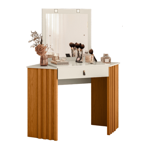 Camarim Canto Glitter Cinamono/Off White - MÓVEIS ALBATROZ - Imagem 2