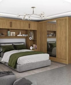 Modulado 4 Portas + Guarda-Roupa 3 Portas Dubai/Santiago Plus Cinamono – CARIOCA MÓVEIS