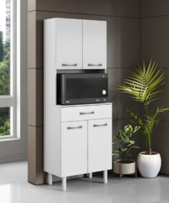 Paneleiro/Kit Cozinha 4P1G Balli Branco - ARAMÓVEIS