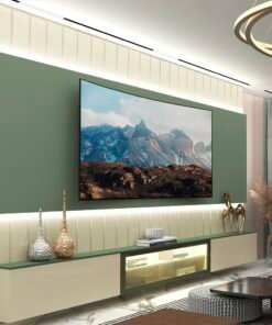 Home Suspenso até 85″ Soberano Reflecta 260 Off White/Verde Floresta – GELIUS