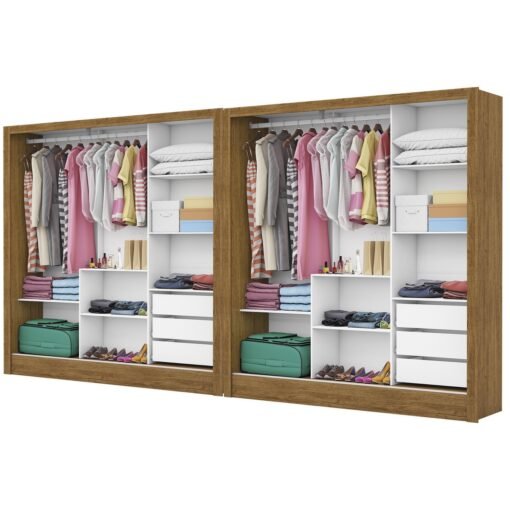 Closet Dubai/Santiago 1,79 m x 1,79 m Cinamono – CARIOCA MÓVEIS - Imagem 4