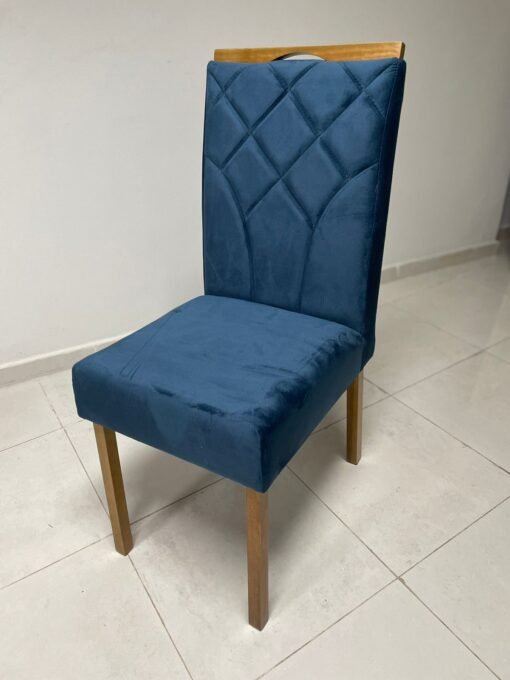 Kit 2 Cadeiras Stella Mel Naturale Azul – CLEFATOS DECOR - Imagem 3