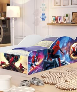 Cama Juvenil Carro (Menino) Homem-Aranha 14 - MADEC/VJ MÓVEIS